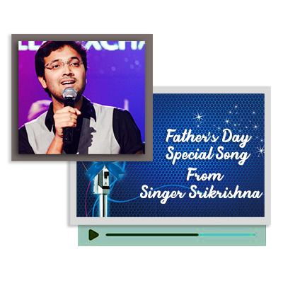 "Live Singing by Singer Sri Krishna Garu (Fathers Day) - Click here to View more details about this Product